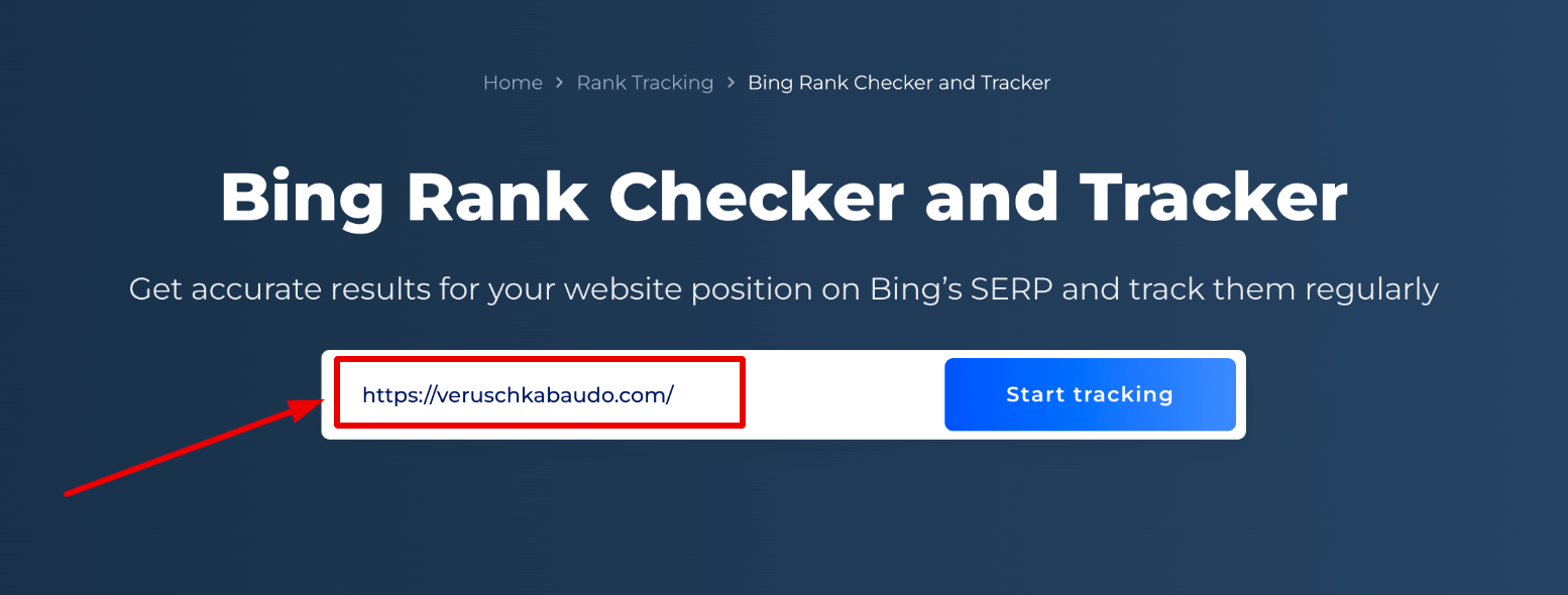 Bing Rank Checker Tracker