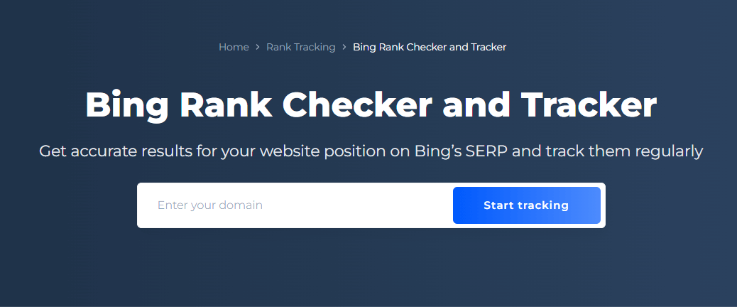 bing rank checker