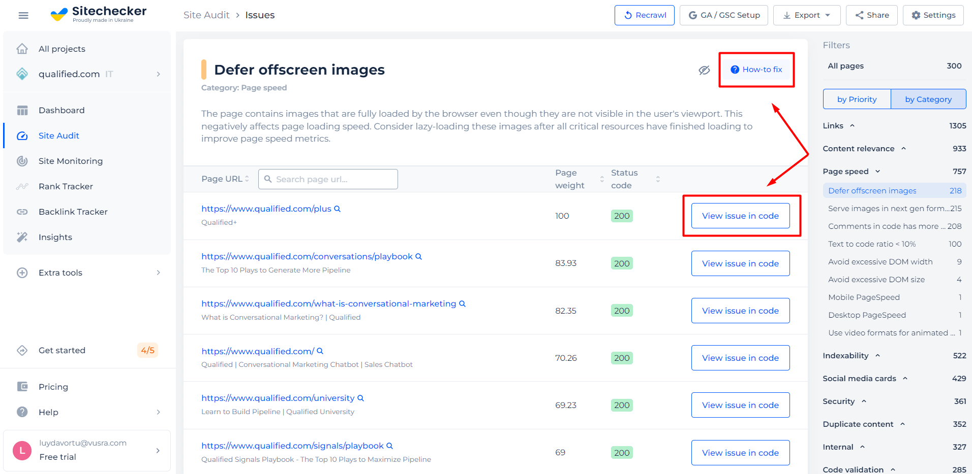 Image sizes issues details