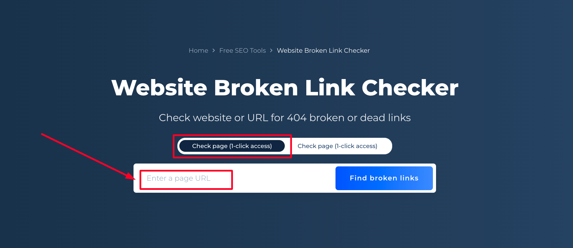 Page Check Broken Link Checker