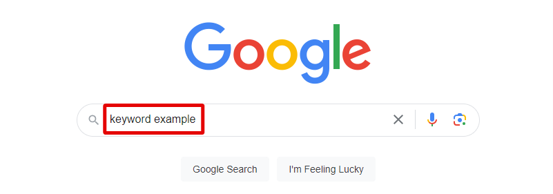 search in google
