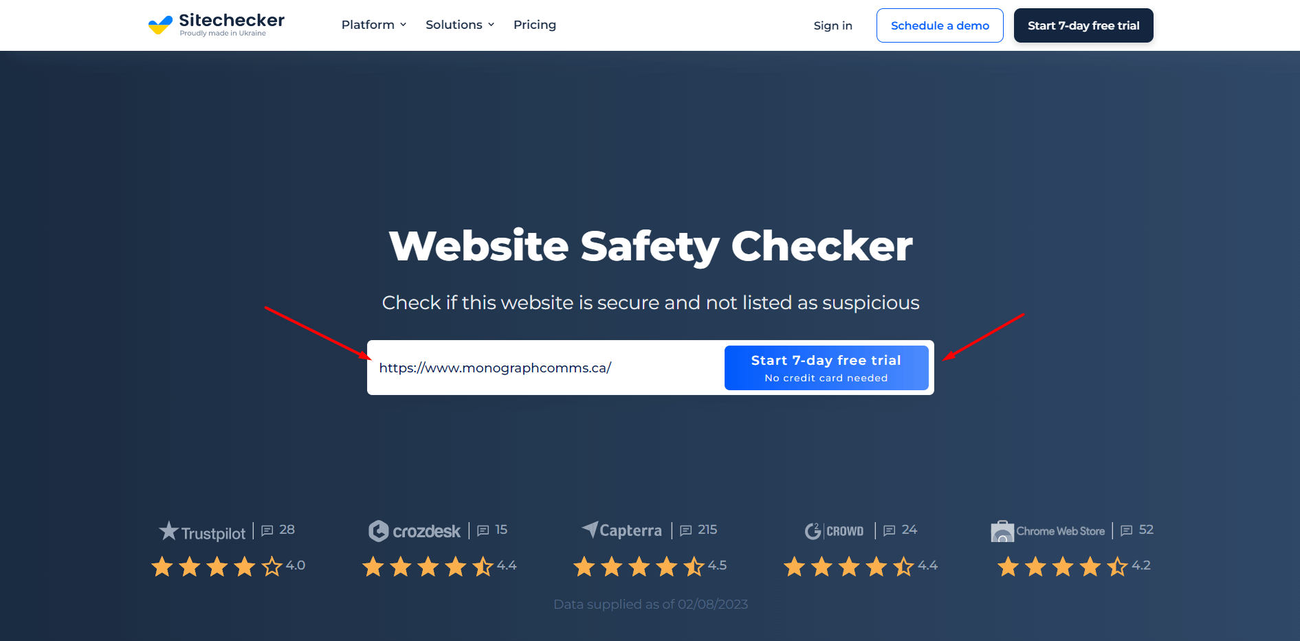 do the check to exclude all unsafe websites